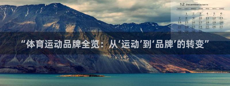 MK体育官网下载平台注册流程图:“体育运动品牌全览:从‘运动